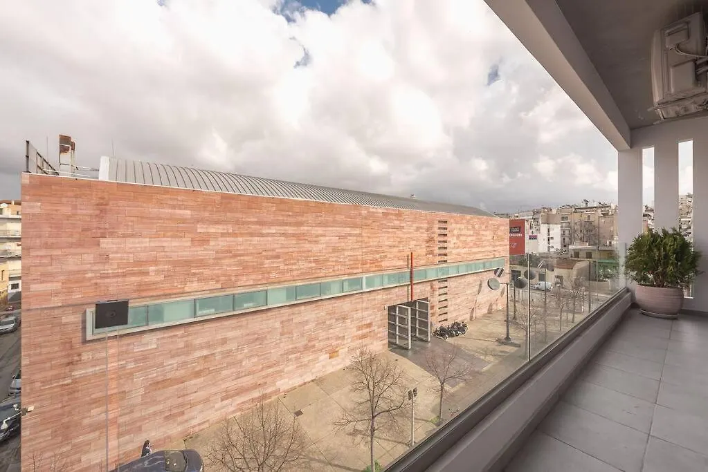 Urban & Spacious Apartment Near Metro With Rooftop Acropolis View Access-1